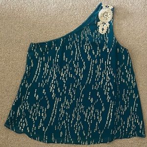 Lilly Pulitzer womens one shoulder tank/shell